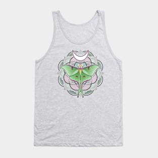 Mandala Luna Moth Tank Top